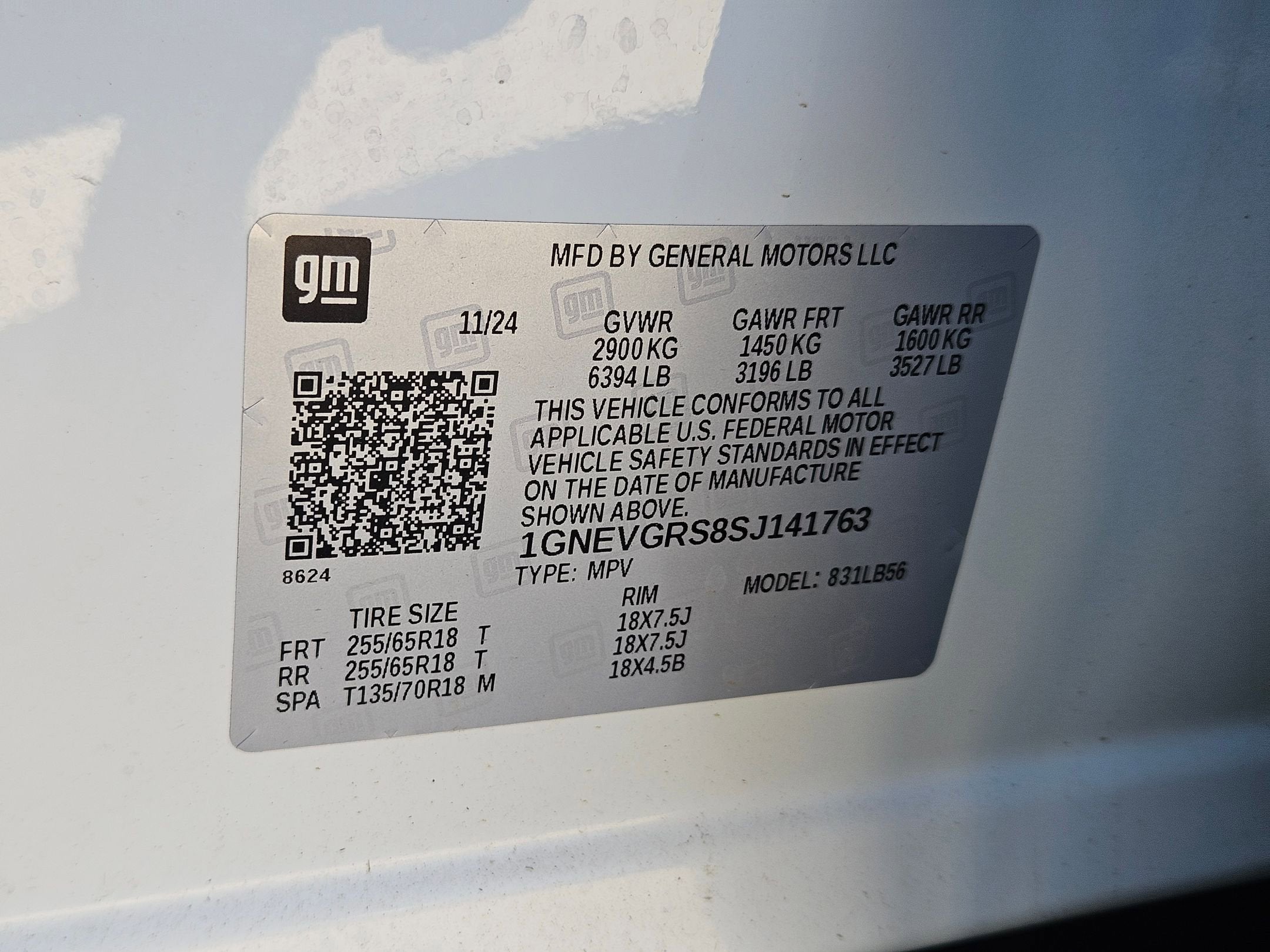 2025 Chevrolet Traverse LT