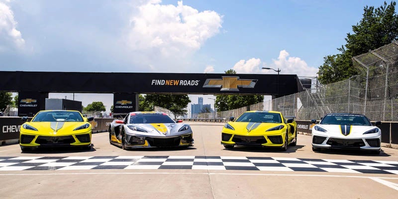 Chevrolet Corvette Starting line