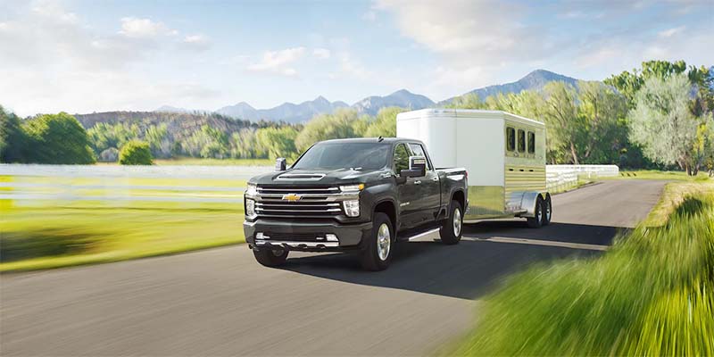 2023 Chevrolet Silverado 2500HD Towing on Highway