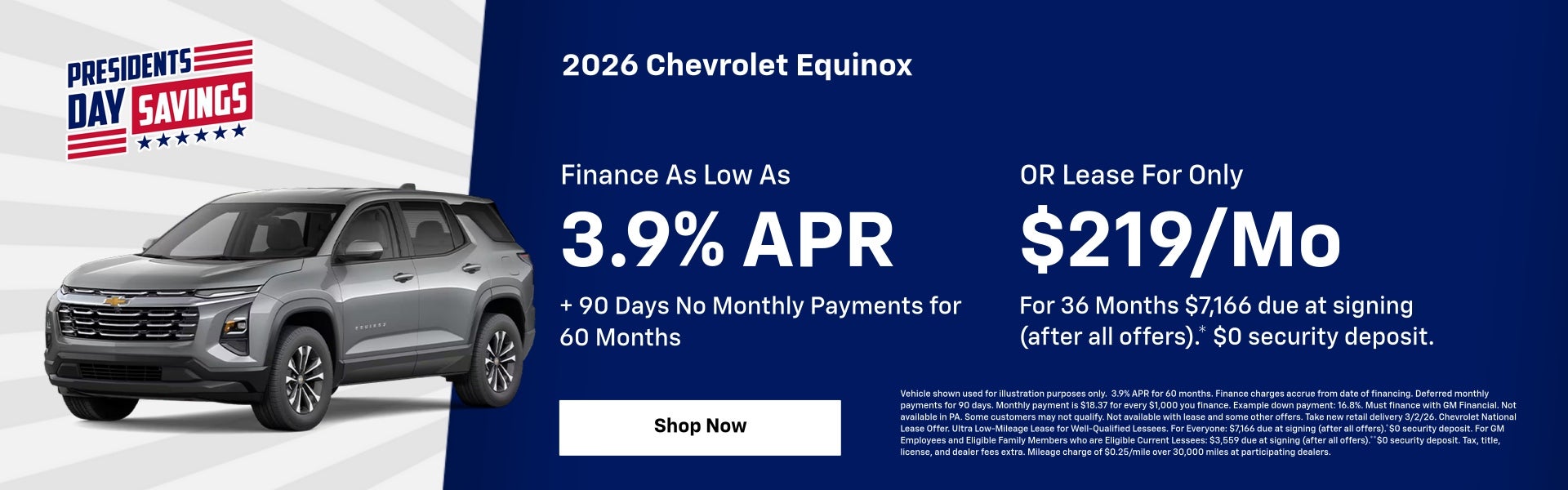 2026 Chevrolet Equinox | February Specials