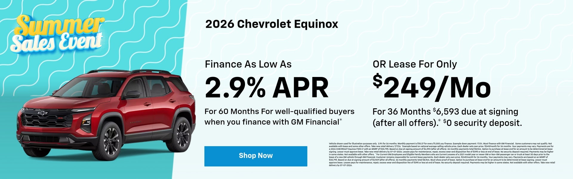 2026 Chevrolet Equinox June Specials