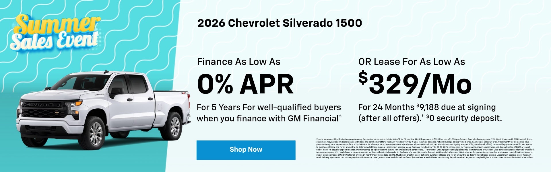 2026 Chevrolet Silverado 1500 June Specials