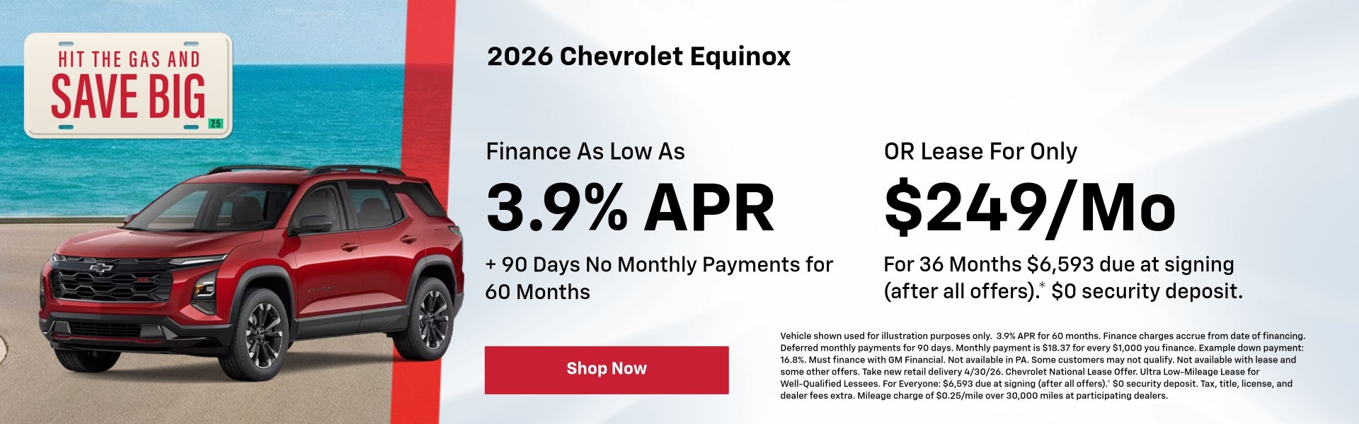 2026 Chevy Equinox April Specials